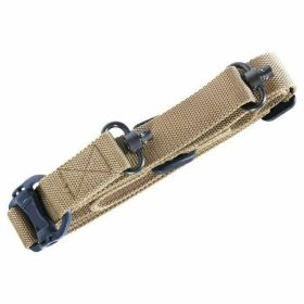 Retro Tactical Adjust Quick Detach QD 1 2 Point Multi Mission 1.2" Rifle Sling - Brown