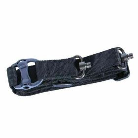 Retro Tactical Adjust Quick Detach QD 1 2 Point Multi Mission 1.2" Rifle Sling - Black