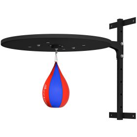 Soozier Wall Mounted Speed Bag Platform, Height Adjustable Punching Bag Training Kit - default
