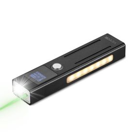 EDC Flat Flashlight 3-in-1 High Lumens Flashlight & Green Beam IPX4 Waterproof - Default