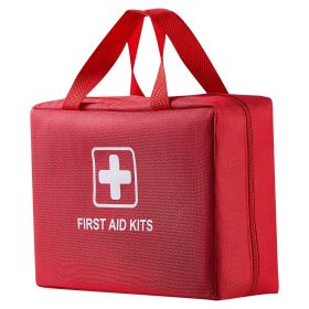 First Aid Kit 420 Pieces Large Survival Bag Emergency Medical Supplies Home Car - Default
