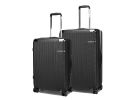 MKF Collection Tulum Large and Extra Large Check-in Spinner with TSA Security Lock by Mia k - Black - Polycarbonate