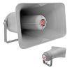 5 CORE 6" x 10" Outdoor PA Horn Loudspeaker 20 Watt RMS (200W PMPO) Loud Sound Megaphone Driver Horns w 400Hz-5KHz Frequency 8 Ohm Waterproof Weatherp