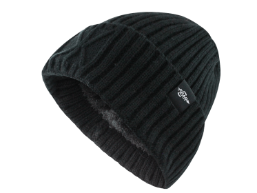 Fear0 NJ Warmest Watch-Cap Plush Insulated Lined Tactical Field Beanie Hat Men - Black