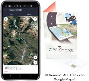 GPS cards for GPS-401D 4G Tracker for Security Vehicles & Small Cars - Default