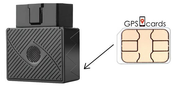 Sim card suitable for TK210B Tracker with Security for Your Vehicles - Default