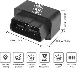 GPS Tracking Device For Leisure Vehicles Car Security + GPS card SIM - Default