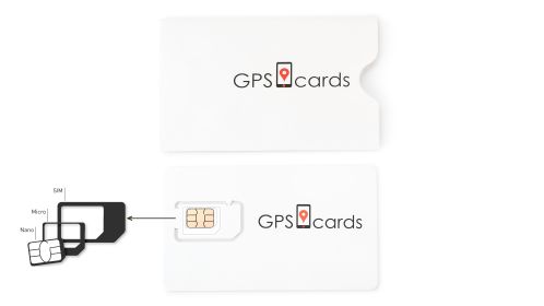 GPS cards works for GPS-103B 2G Vehicle with ACC Alarm & Security Sensor - Default