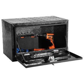 VEVOR Underbody Aluminum Truck Tool Box 30" x 17" x 18" Trailer RV Tool Storage - Default