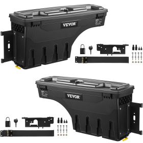 VEVOR Truck Bed Storage Tool Box Lockable for Tundra 2007-2021 Left and Right - Default