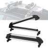 VEVOR Ski Snowboard Roof Rack 31.7" Universal Ski Rack for Car Roof with Lock - Default