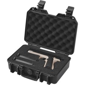 VEVOR Hard Pistol Cases with Pre-cut PU Foam Lockable Pistol Case for 1 Pistol - Default