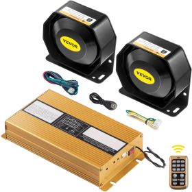 400W 8 Sound Loud Car Warning Alarm Police Fire Horn PA Speaker MIC System - 400 W - 2