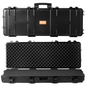 VEVOR Tactical Range Case, Outdoor Tactical Hard Case with 3 Layers Fully-protective Foams, 42 inch lockable Hard Tactical Range Case with Wheels, IP6
