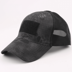 Military-Style Tactical Patch Hat with Adjustable Strap | Breathable and Unisex - Python