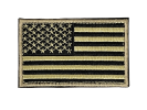 Tactical USA Flag Patch with Detachable Backing - Copper