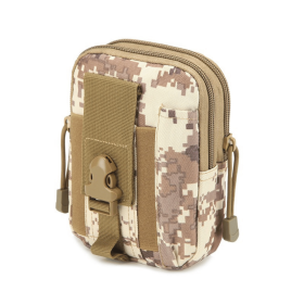 Unisex MOLLE Pouch Waist Bag for Outdoor Activities - Desert
