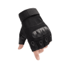 Tactical Fingerless Airsoft Gloves for Outdoor Sports - Black - XL