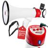 5Core Megaphone Bullhorn Speaker 50W Bull Horn Cheer Megafono 300M - 20RF BT