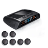 PSC300 Solar Truck Tire Pressure Monitoring Sensor Six tire pressure control safety alarm Digital tire pressure monitoring system, built-in tire press