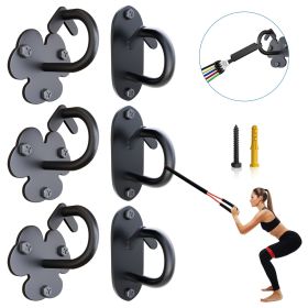6pcs wall-mounted anchor anchors for resistance bands, exercise anchors with resistant band hooks for home gym anchors Preferred merchant service prov