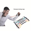 6-piece high speed boxing training rope TPE elastic drawstring resistance band fitness physical therapy exercise - BZH-X003ZQS851