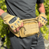 Tactical Fingerless Airsoft Gloves for Outdoor Sports - Tan - XL