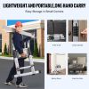 Telescoping Extension Ladder 16.5FT A-Shape w/ Stabilizer Bar for RV - 16.5 ft