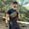 Tactical Fingerless Airsoft Gloves for Outdoor Sports - Green - M