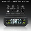 PSTY22, Solar Tire Pressure Sensor Bluetooth Tire Pressure Monitor Passenger Vehicle Tire Pressure Sensor Battery 400mAh 3.2-inch LCD TPMS Frequency 4
