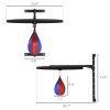 Soozier Wall Mounted Speed Bag Platform, Height Adjustable Punching Bag Training Kit - default