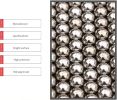 Xemussa-100 pcs 0.50Cal colored ball, 0.50 caliber solid aluminum colored slingshot, 2.6 grams, self-defense ball suitable for T4E TR50 HDR50 - 11mm