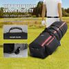 VEVOR Golf Club Travel Bag Golf Luggage Case Cover with Wheels 1800D Oxford - 1800D Oxford Cloth