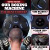 Music Boxing Machine for Adults Durable Wall Mounted Bluetooth Music Punching Machine with 9 Modes Shock Absorbing Pads LED Screen & Included Gloves B