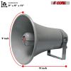 5 Core PA Horn Loud Speaker 9 Inch Outdoor Indoor 20W 8 Ohm Durable All Weather Multi Purpose Loudspeaker for Music Speech Warehouse - UHC 150 - 1 Pie