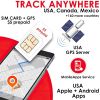 GPS Sim card for Coban GPS 405A with advanced vehicles security - Default
