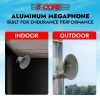 5 Core Indoor Outdoor PA Horn Circular Speaker 12 Inch 350W PMPO Loud Sound Megaphone Driver Horns w 400Hz-5KHz, 8 Ohm Waterproof Weatherproof Vehicle