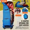 VEVOR Golf Club Travel Bag Golf Luggage Case Cover with Wheels 1200D Oxford - 1200D Oxford Cloth