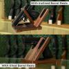 Wood Pistol Rack for Gun Safe Gun Storage for 2 Handguns or Revolvers Gun Safe Accessory Gun Safe Organizer Cabinet Storage Handmade from Ash Wood Gre