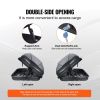 VEVOR Rooftop Cargo Carrier 14 Cubic Feet Luggage Storage Box ABS for SUVs Cars - 14 cu.ft