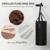 Soozier Heavy Bag Wall Mount Set, Unfilled Punching Bag Hanger with Boxing Gloves for Muay Thai and MMA Training - default