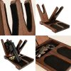 Wood Pistol Rack for Gun Safe Gun Storage for 2 Handguns or Revolvers Gun Safe Accessory Gun Safe Organizer Cabinet Storage Handmade from Ash Wood Gre