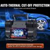 VEVOR 10.6CFM Portable Tire Inflator Dual-Cylinder Air Compressor 12V 150PSI - Default