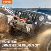 VEVOR Electric Winch Truck 13,500 lb Synthetic Rope Waterproof Remote Control - Default