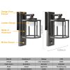 Inowel Motion Sensor Outdoor Wall Porch Light 650Lm 6.5W GX53 LED Bulb Modern Wall Sconce 3000K 36311 - Grey