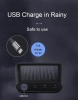PSC270  Solar Digital TMPS 300mAh External Tire Pressure Monitoring 4.0-inch LCD Bluetooth 5.0 Tire Pressure Monitoring Solar Car Digital Clock / Disp