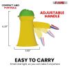 5 Core Megaphone Bullhorn Speaker 15W Mini Battery Power Bull horn w Siren 400 Yard Range - HW 1 - HW 1 YLW