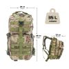 Military Tactical Backpacks Molle System camouflage Color multi-compartment and zippered closure pockets - Protectonic