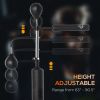 HOMCOM Punching Bag with Stand Heavy Duty Boxing Set Sports Black 34.75"L x 19.75"W x 63"-90.5"H PU - Black
