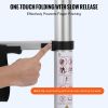Telescoping Extension Ladder 16.5FT A-Shape w/ Stabilizer Bar for RV - 16.5 ft